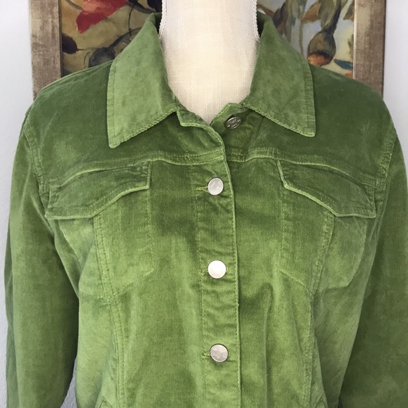 Green Corduroy Jacket Large - Picture 2 of 8